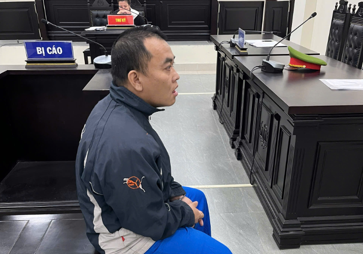 Bị cáo Nguyễn Ngọc Thanh tại tòa. Bị cáo Nguyễn Ngọc Thanh tại tòa.