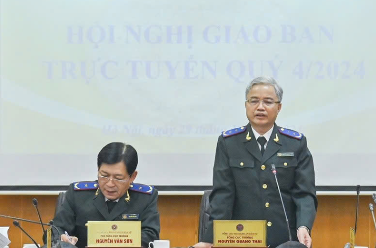 Lãnh đạo Tổng cục THADS.