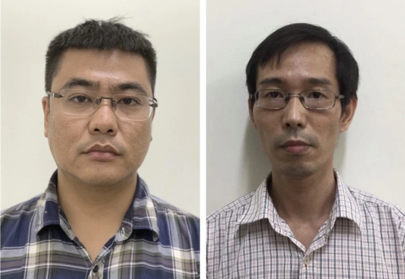 Bị cáo Đỗ Hải Phong và Đoàn Mạnh Dương.