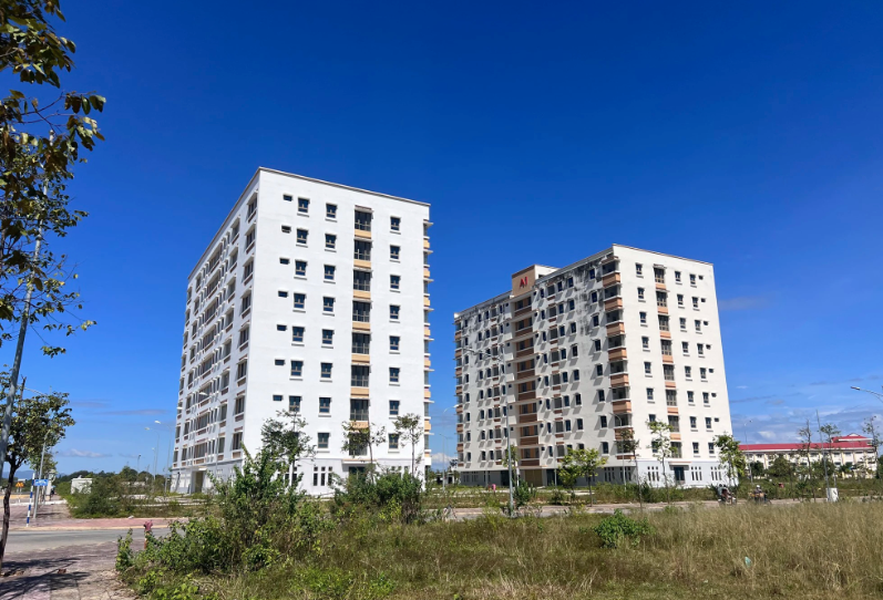 Một dự án nhà ở xã hội tại tỉnh Kon Tum.