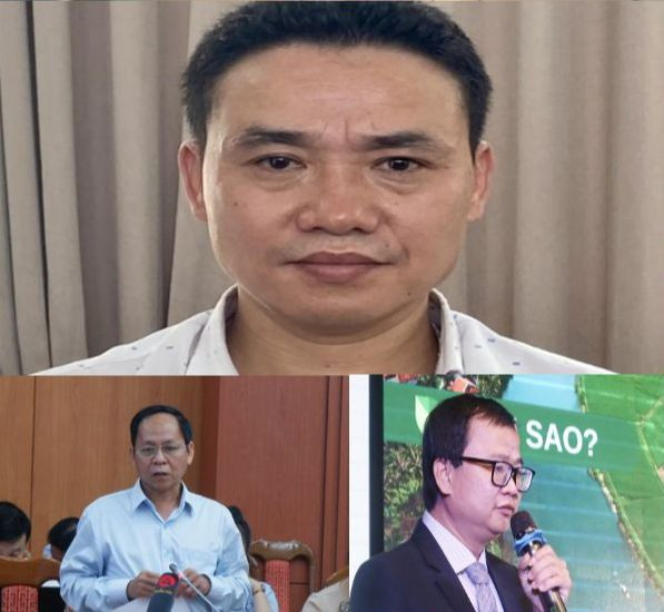 Các bị cáo Trần Tùng (trên); Nguyễn Văn Văn và Lê Ngọc Tường. Các bị cáo Trần Tùng (trên); Nguyễn Văn Văn và Lê Ngọc Tường.