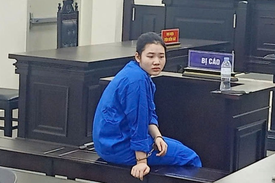 Bị cáo Lê Ngọc Lan tại phiên tòa. Bị cáo Lê Ngọc Lan tại phiên tòa.