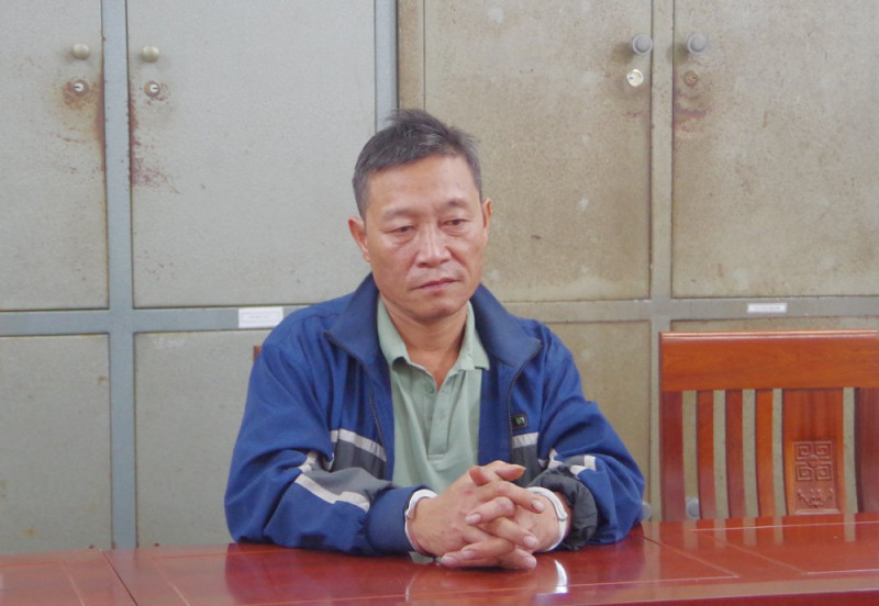 Ông Nguyễn Văn Bắc tại cơ quan điều tra.