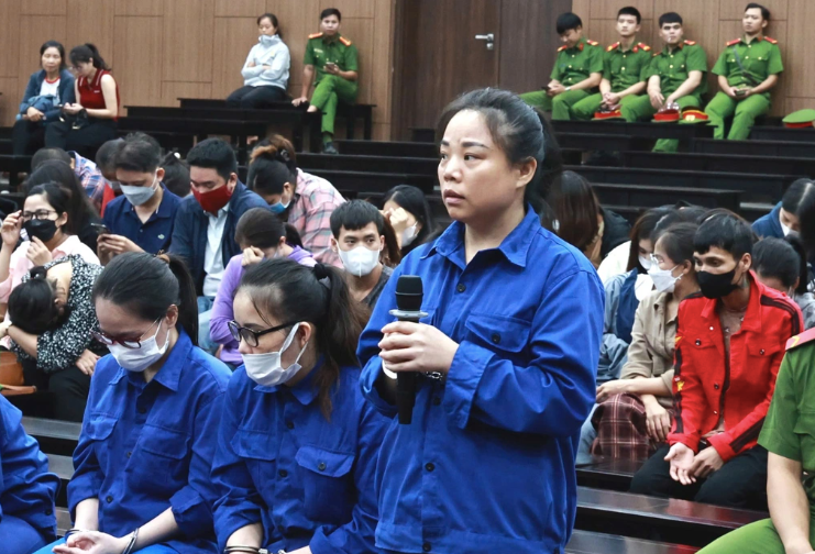 Bị cáo Zhang Min tại phiên tòa. Bị cáo Zhang Min tại phiên tòa.