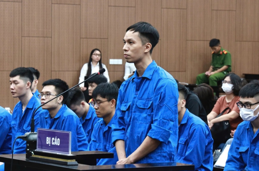 Bị cáo Nguyễn Quang Vũ. Bị cáo Nguyễn Quang Vũ.