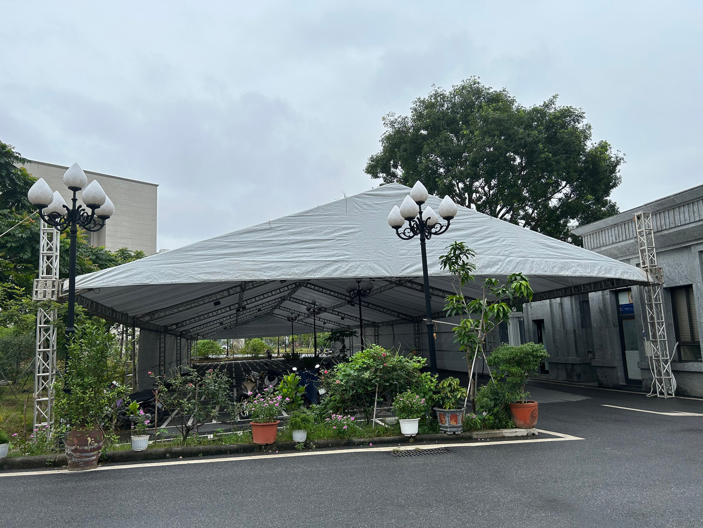 Diện tích rạp rộng khoảng 1.000m2.