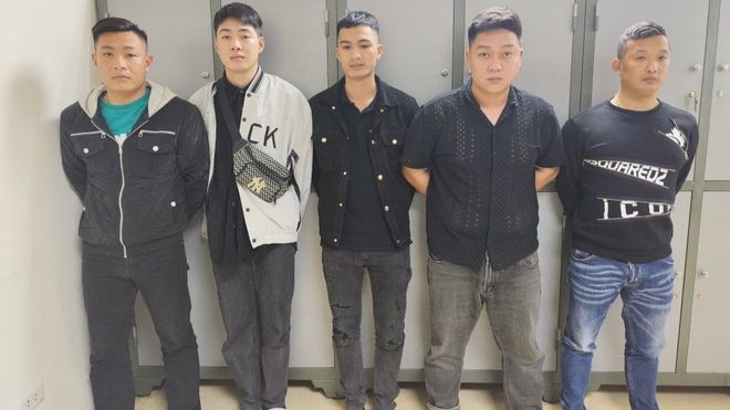 Các đối tượng liên quan bị bắt giữ. Các đối tượng liên quan bị bắt giữ.