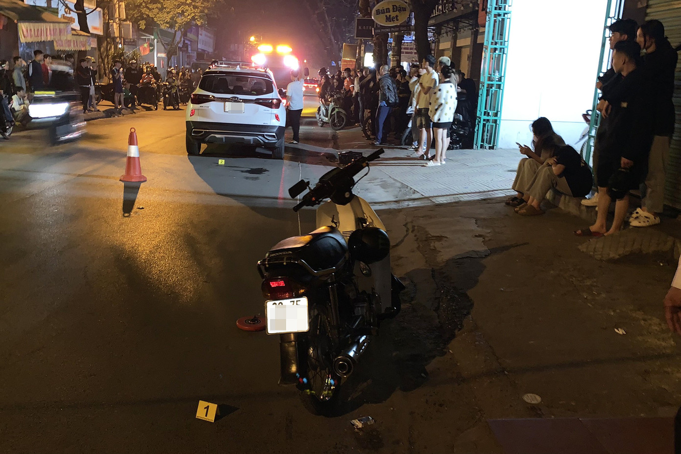 Hiện trường vụ việc.