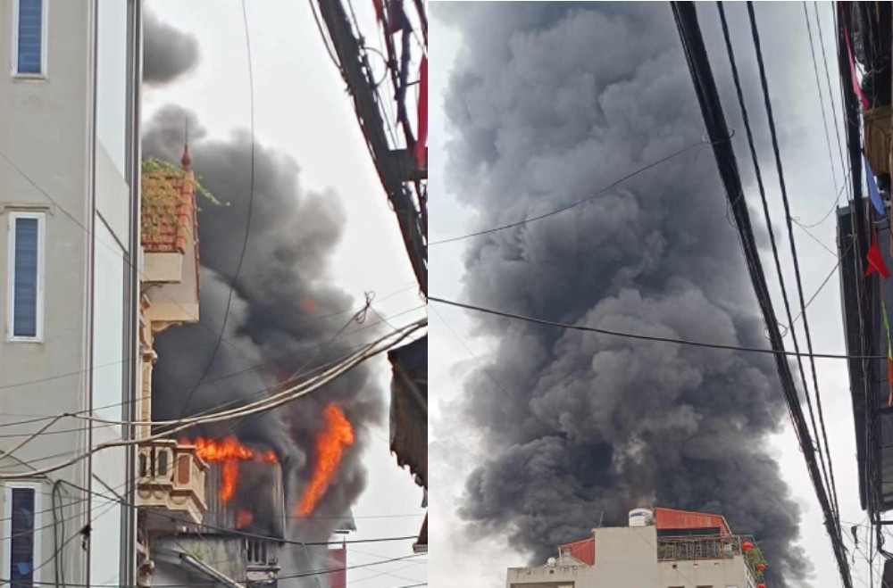 Hiện trường vụ cháy. Hiện trường vụ cháy.