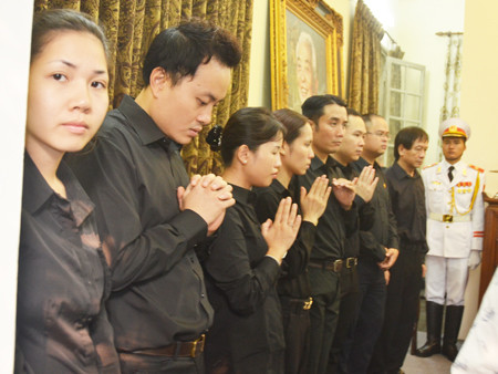 Người thân trong gia đình Đại tướng