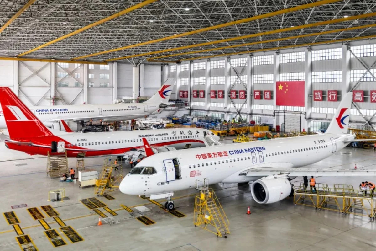 Nhà máy sản xuất máy bay của COMAC tại Trung Quốc. Ảnh: SCMP.