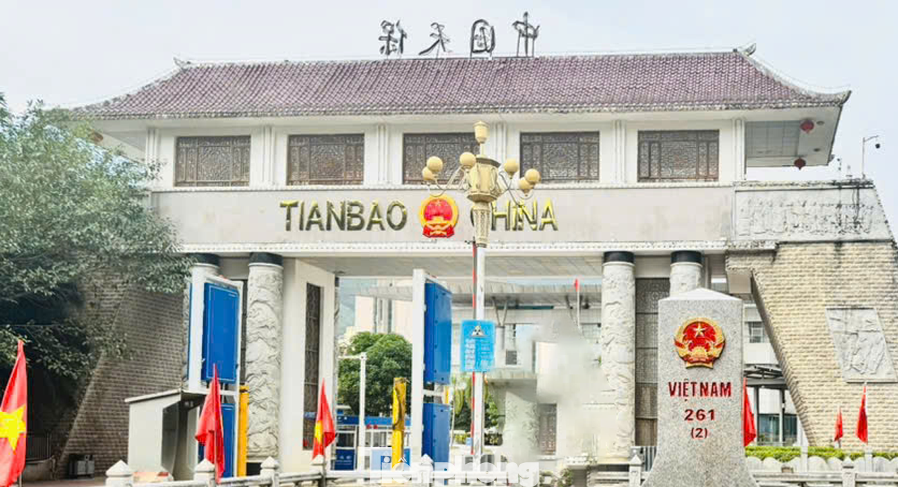 Cửa khẩu quốc tế Thanh Thủy tại tỉnh Hà Giang. Ảnh: Lộc Liên.