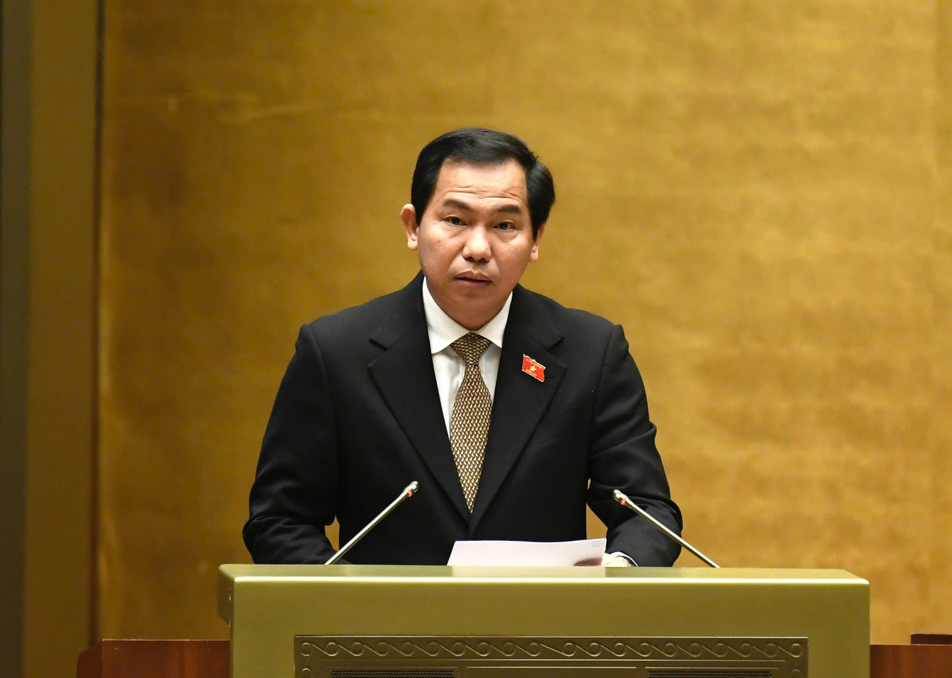 Chủ nhiệm Ủy ban Tài chính - Ngân sách Lê Quang Mạnh. Ảnh: Như Ý