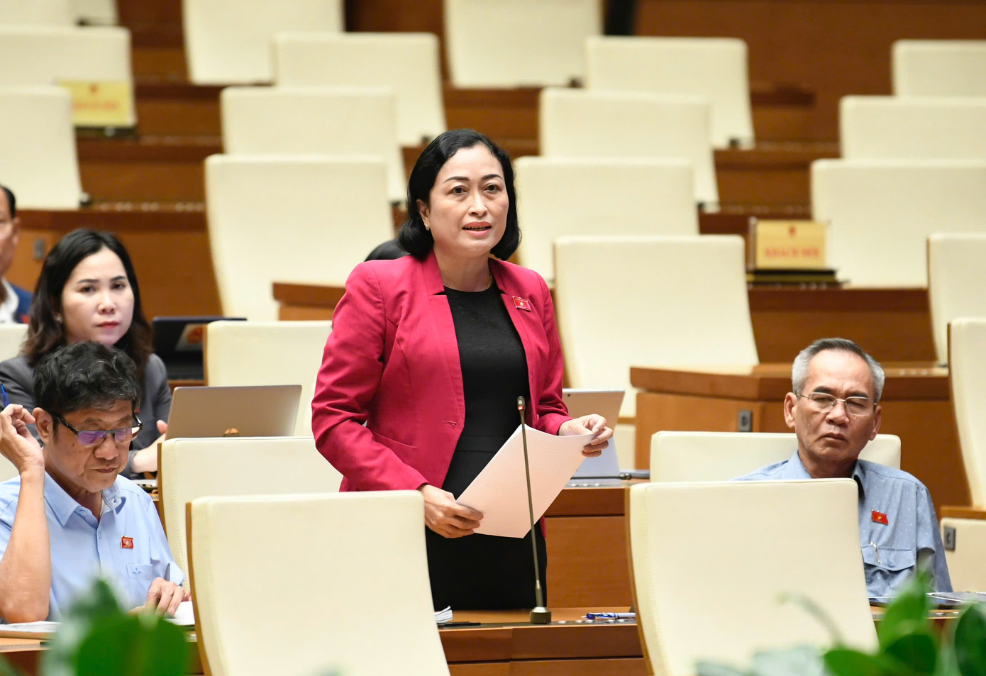 Đại biểu Quốc hội Trần Thị Hoa Ry (Bạc Liêu). Ảnh: Như Ý Đại biểu Quốc hội Trần Thị Hoa Ry (Bạc Liêu). Ảnh: Như Ý