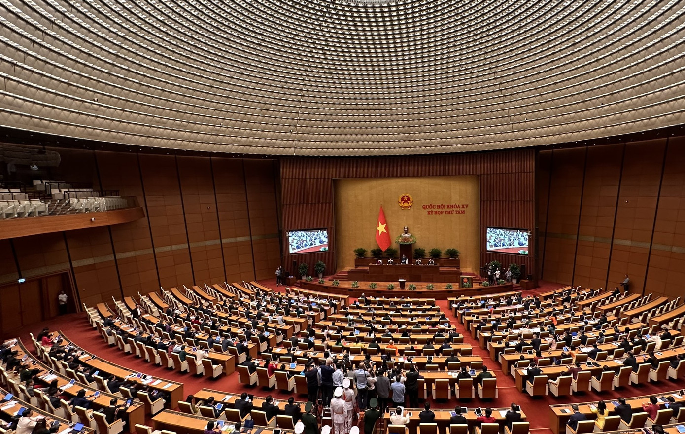 Kỳ họp thứ 8, Quốc hội khóa XV. Ảnh: Như Ý