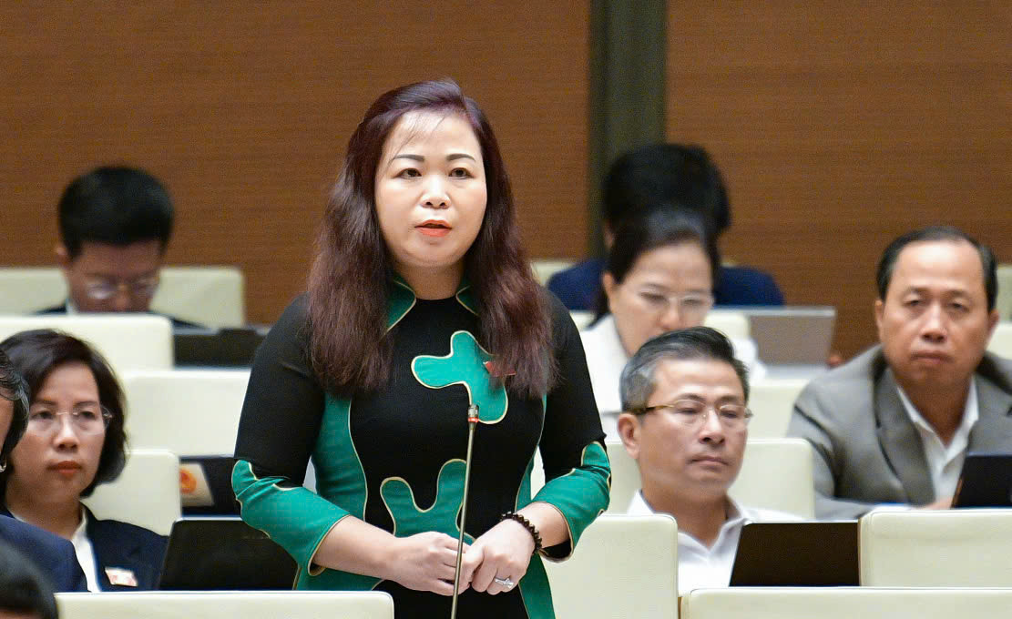 Phó Chủ nhiệm Ủy ban Tài chính – Ngân sách của Quốc hội Vũ Thị Lưu Mai. Ảnh: Như Ý