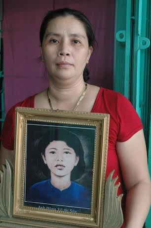 Di ảnh chị Sáu được thờ ở nhà chị Hiền, người cháu ruột tại Đất Đỏ
