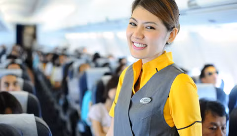 Nok Air không có tiếp viên hàng không nào trên tuổi 30