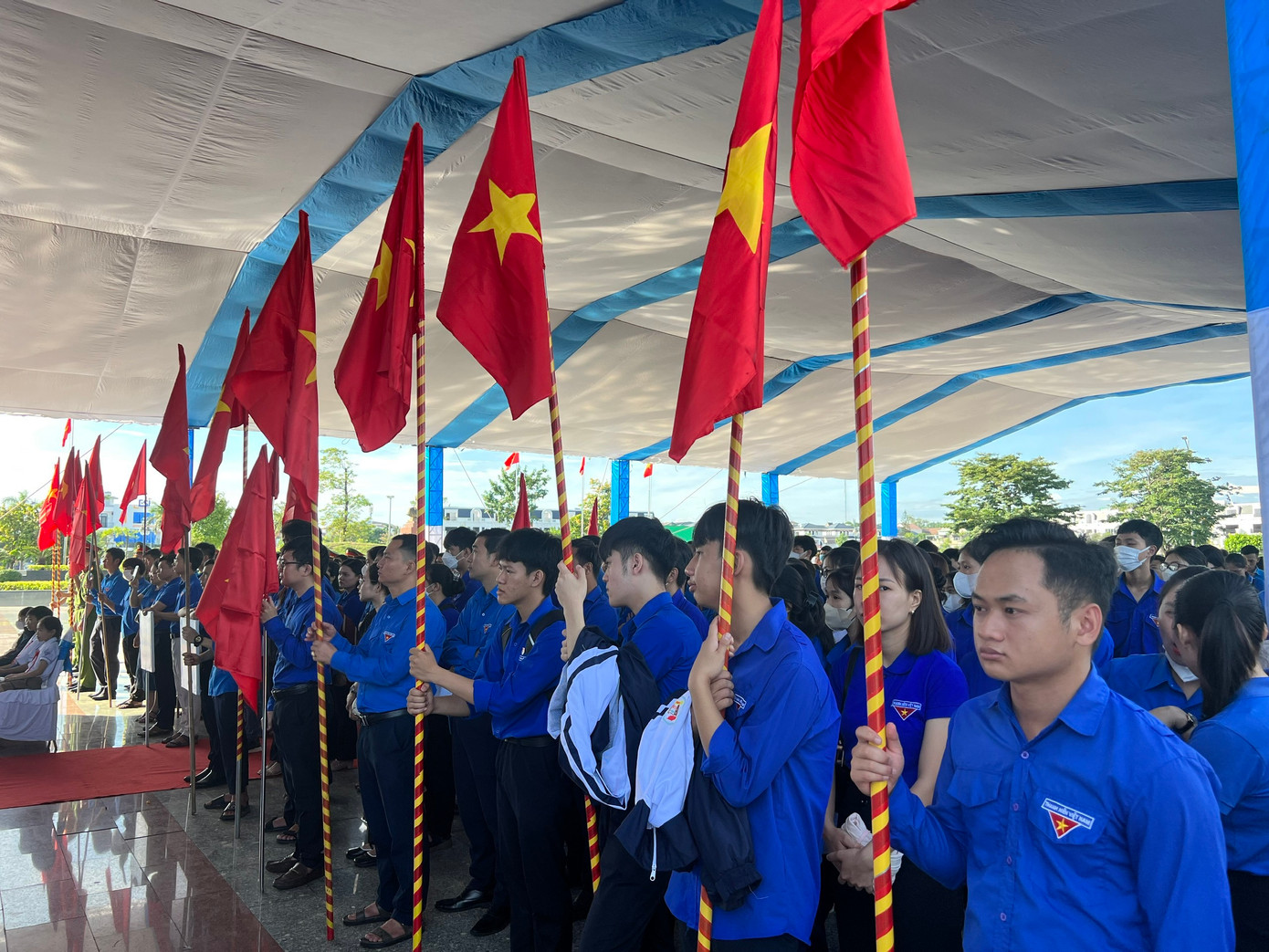 Hơn 1.500 đoàn viên thanh niên tham gia ngày hội.