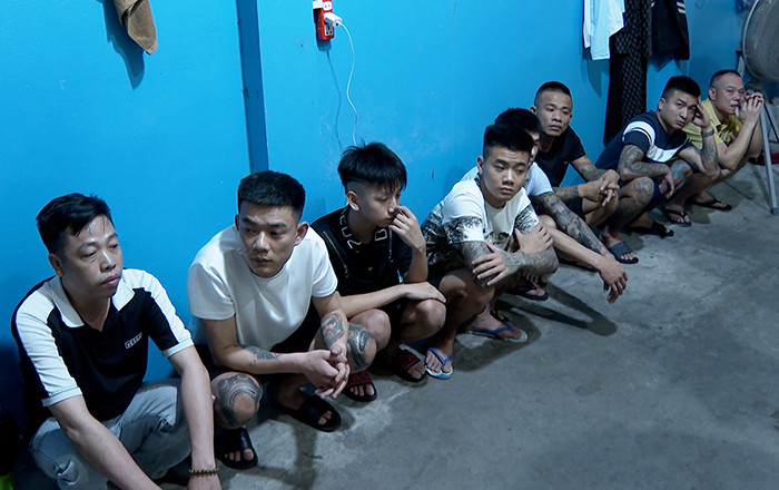 Các đối tượng bị bắt giữ. Các đối tượng bị bắt giữ.