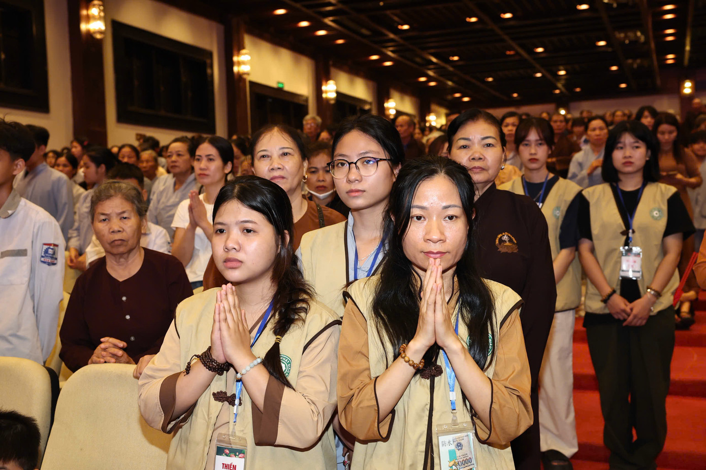 Các phật tử tham dự Đại lễ Phật đản tại chùa Bái Đính. Ảnh: Phú Nguyễn. Các phật tử tham dự Đại lễ Phật đản tại chùa Bái Đính. Ảnh: Phú Nguyễn.