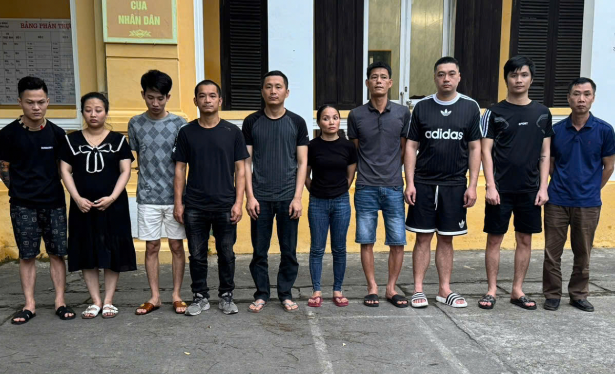 Các đối tượng bị khởi tố trong vụ án.