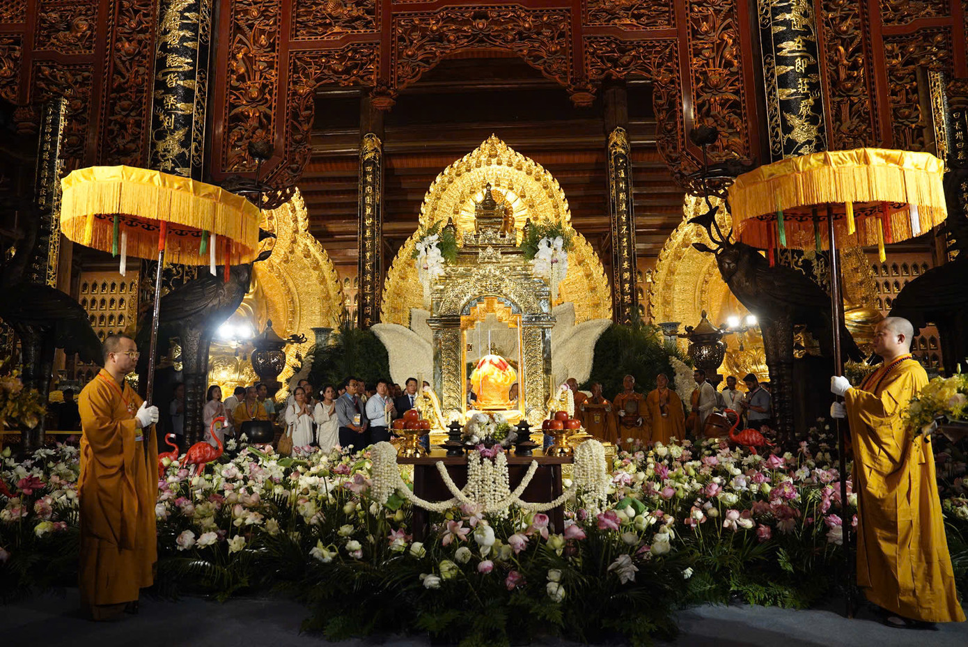 Xá lợi Phật tại chùa Bái Đính.