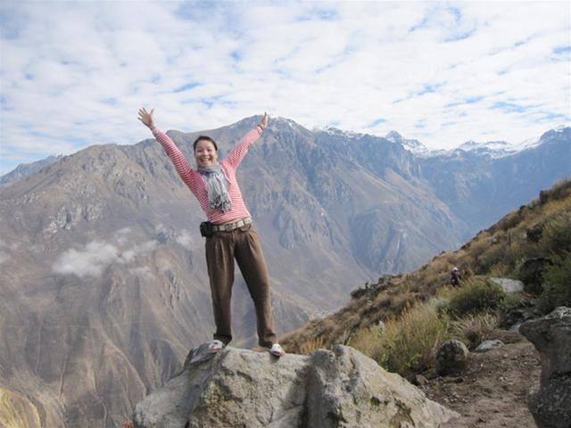 Vulann phiêu trên thung lũng Colca - thung lũng sâu nhất thế giới