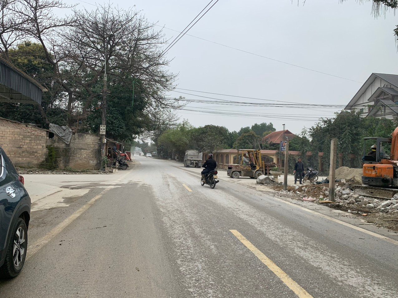 Vị trí ngã tư đường Trịnh Huy Quang- đường đi xã Đông Văn