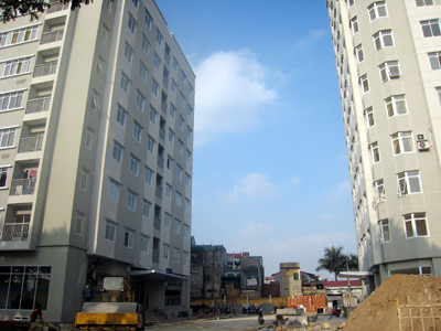 Nhà thu nhập thấp Đại Mỗ (Từ Liêm) bàn giao căn hộ từ tháng 1-2013 nhưng hiện mới chỉ có ¼ số hộ đến nhận nhà, vào ở