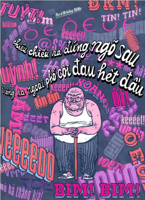 Đường phố luôn ầm ỹ bởi đủ mọi tiếng động