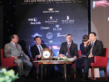 Chia sẻ từ phía các diễn giả là Giám đốc, Chủ tịch tập đoàn các công ty 