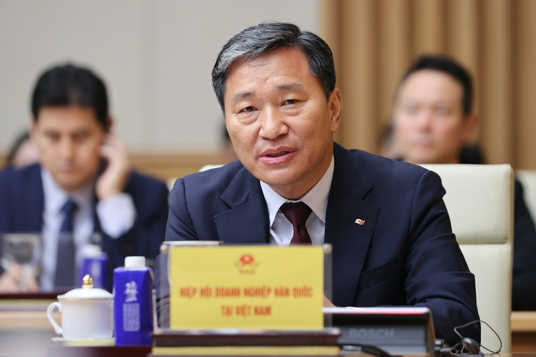 Ông Ko Tae Yeon, Chủ tịch Hiệp hội Doanh nghiệp Hàn Quốc tại Việt Nam (KoCham). (Ảnh: VGP/Nhật Bắc) Ông Ko Tae Yeon, Chủ tịch Hiệp hội Doanh nghiệp Hàn Quốc tại Việt Nam (KoCham). (Ảnh: VGP/Nhật Bắc)