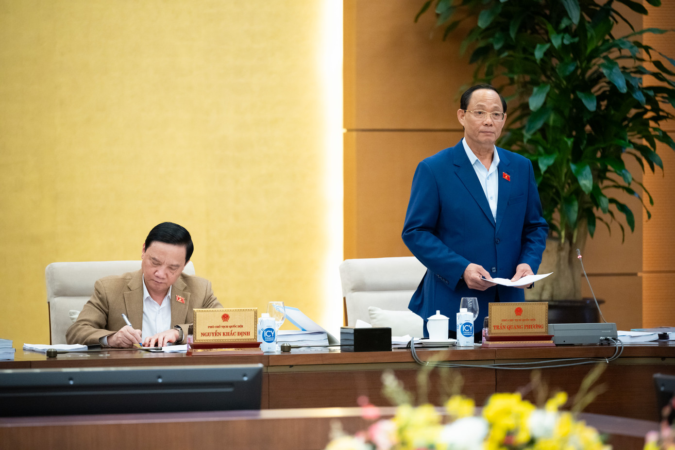 Phó Chủ tịch Quốc hội, Thượng tướng Trần Quang Phương phát biểu kết luận.