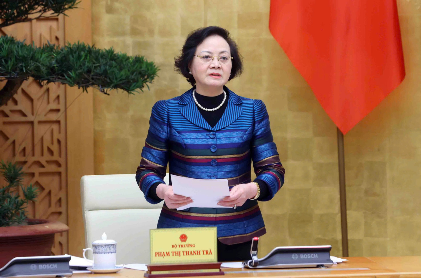 Bộ trưởng Nội vụ Phạm Thị Thanh Trà. Ảnh: VGP/Đình Hải Bộ trưởng Nội vụ Phạm Thị Thanh Trà. Ảnh: VGP/Đình Hải