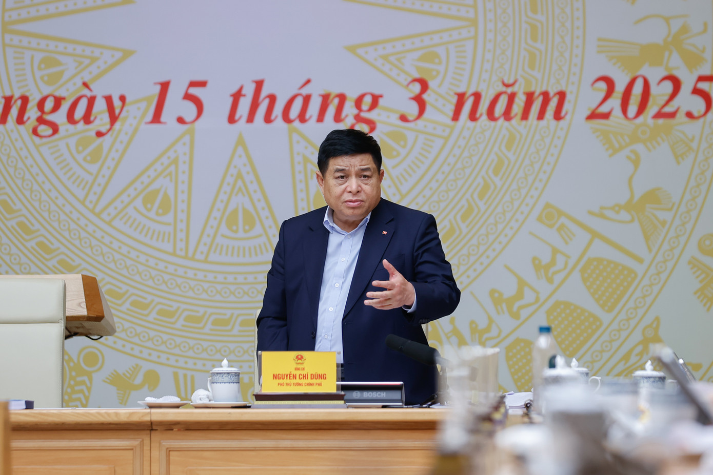 Phó Thủ tướng Nguyễn Chí Dũng phát biểu tại phiên họp. Ảnh: VGP. Phó Thủ tướng Nguyễn Chí Dũng phát biểu tại phiên họp. Ảnh: VGP.