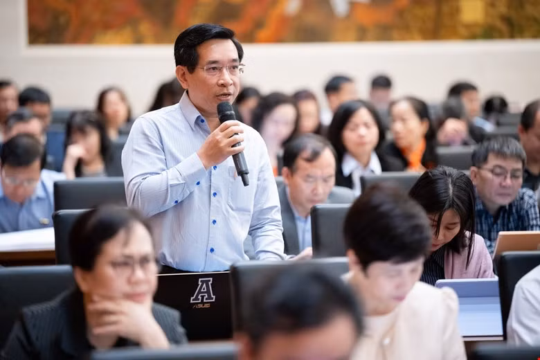 Đại biểu Nguyễn Văn Cảnh (đoàn Bình Định).