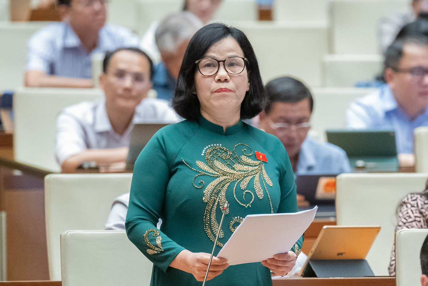 Đại biểu Quốc hội Khương Thị Mai.