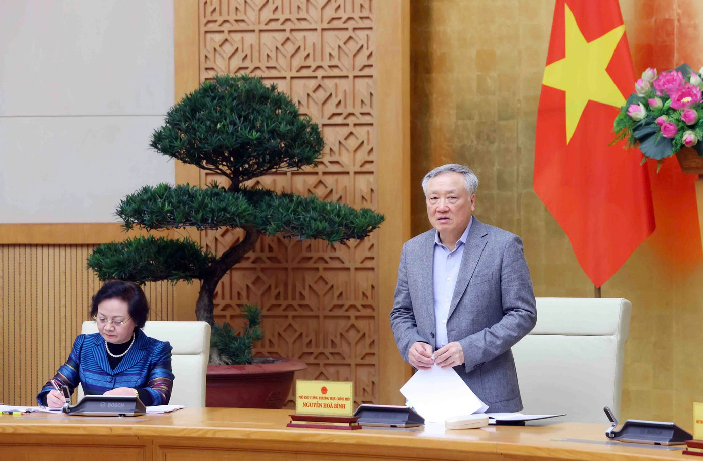 Phó Thủ tướng Thường trực Nguyễn Hòa Bình. Ảnh: VGP/Đình Hải Phó Thủ tướng Thường trực Nguyễn Hòa Bình. Ảnh: VGP/Đình Hải