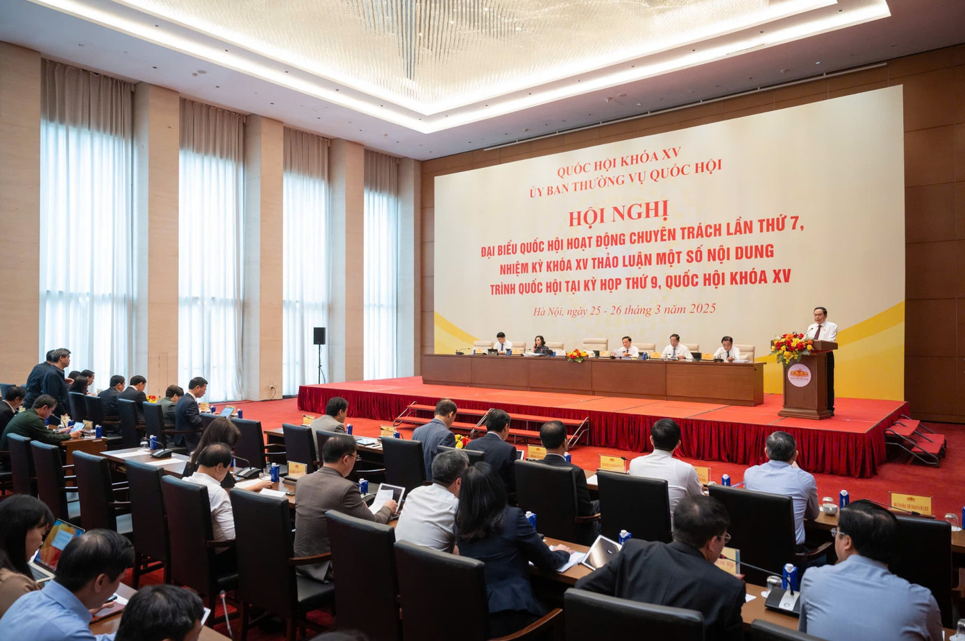 Hội nghị chuyên trách sẽ diễn ra trong 2 ngày 25 - 26/3.