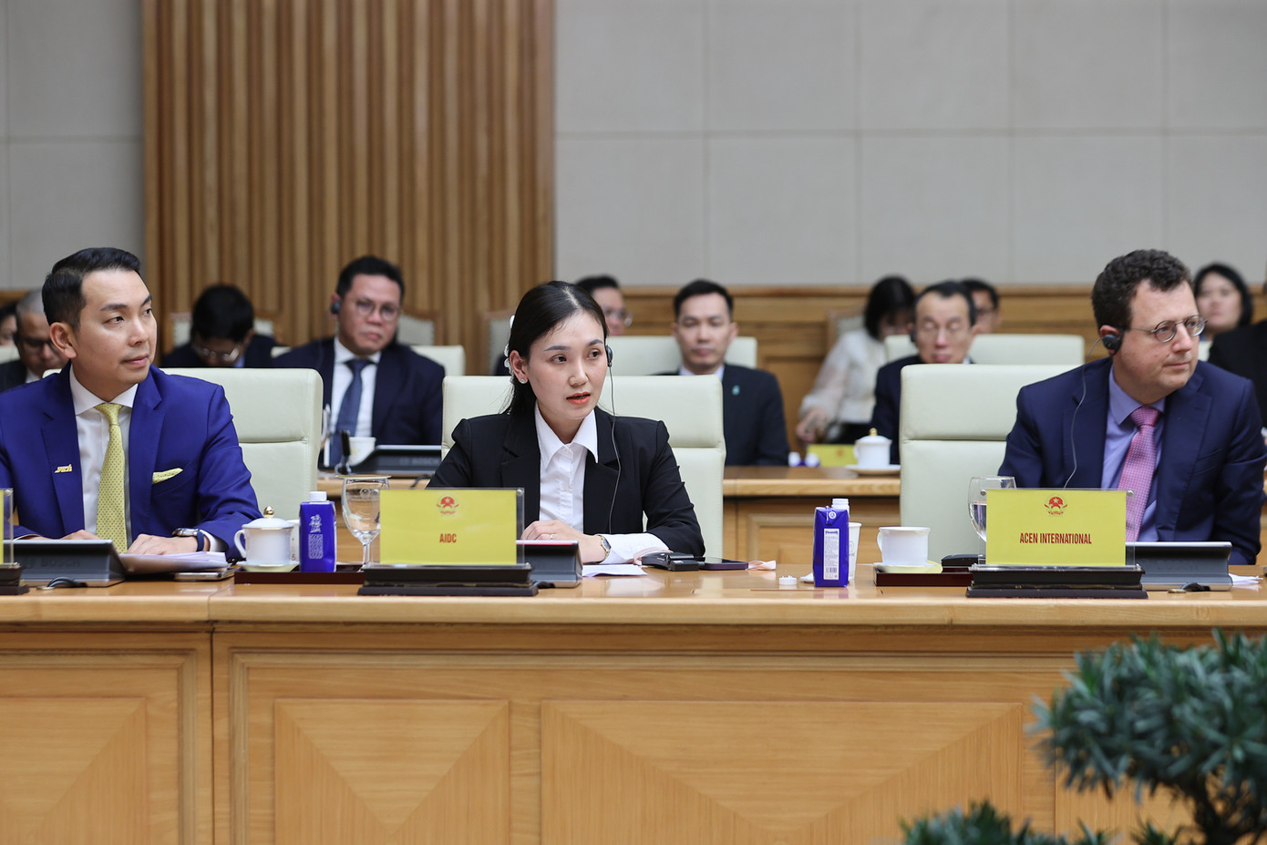 Doanh nghiệp ASEAN phát biểu tại tọa đàm. (Ảnh: Nhật Bắc) Doanh nghiệp ASEAN phát biểu tại tọa đàm. (Ảnh: Nhật Bắc)