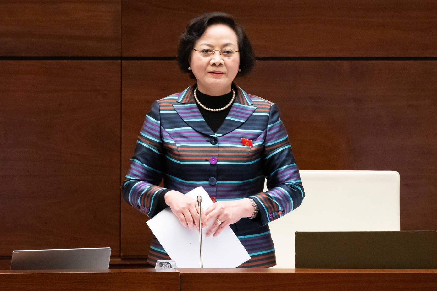 Bộ trưởng Nội vụ Phạm Thị Thanh Trà.