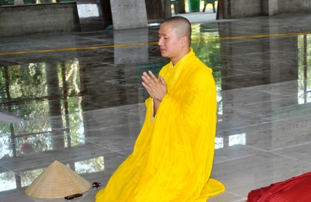 Đại đức Thích Giác Ân chỉ ở tại chùa đọc kinh, sám hối không được đi ra ngoài tiếp xúc với mọi người trong 3 tháng