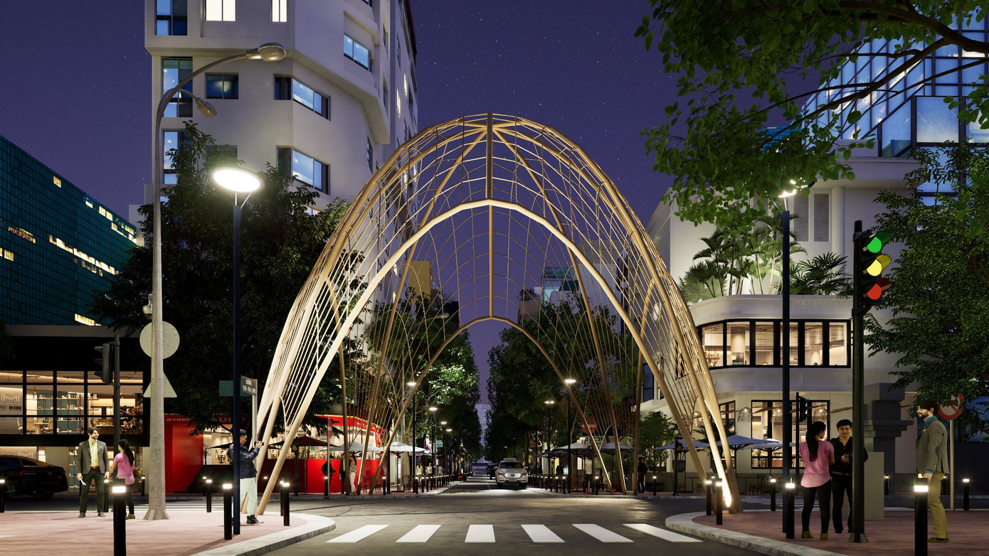 Dự kiến, dự án được triển khai trong năm 2024 và hoàn thành, đưa vào khai thác, sử dụng trước ngày 30/4/2025. (Ảnh phối cảnh dự án: Sở GTVT TPHCM)