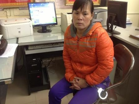 Đối tượng Phạm Thị Bình tại cơ quan điều tra