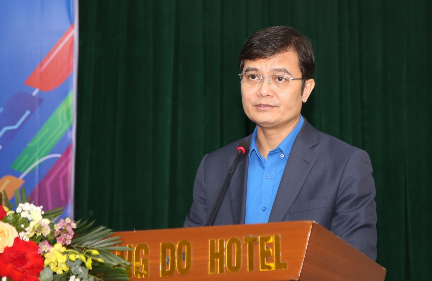 Bí thư thứ nhất T.Ư Đoàn Bùi Quang Huy phát biểu khai mạc Hội nghị. Ảnh: Lâm Đăng Hải Bí thư thứ nhất T.Ư Đoàn Bùi Quang Huy phát biểu khai mạc Hội nghị. Ảnh: Lâm Đăng Hải