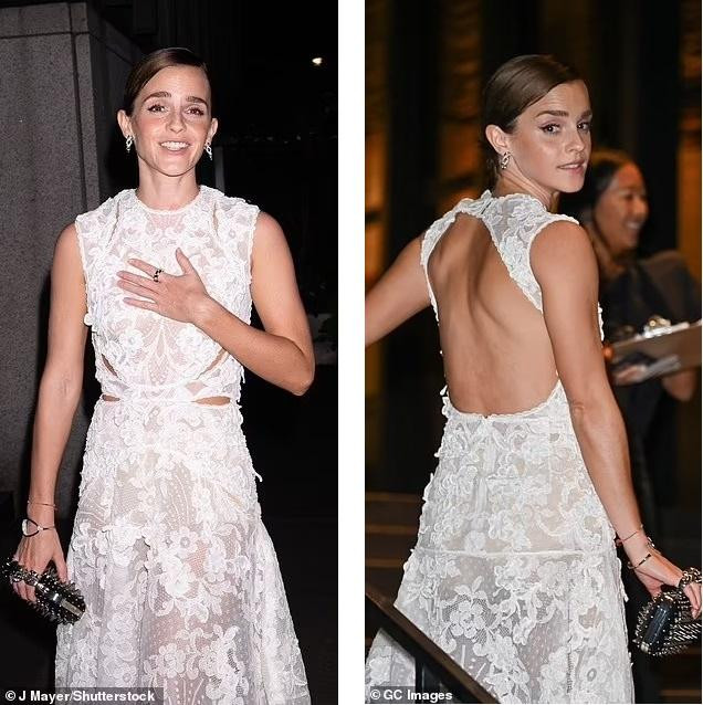 Emma lộ da lão hóa. Ảnh: Daily Mail. Emma lộ da lão hóa. Ảnh: Daily Mail.