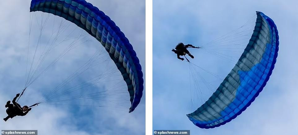 Theo Daily Mail, không phải tự nhiên mà chồng cũ của Nicole Kidman có thể nhuần nhuyễn như vậy. Trước đó, anh đã luyện tập rất nhiều tại sân bay Teeside (Anh) để chuẩn bị tốt nhất cho &quot;đứa con tinh thần&quot;. Ảnh: Splashnews.