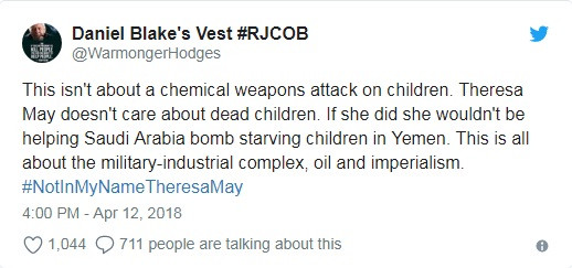 Cư dân mạng đồng loạt phản đối Anh cùng Mỹ không kích Syria ảnh 4