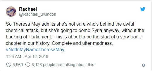 Cư dân mạng đồng loạt phản đối Anh cùng Mỹ không kích Syria ảnh 2